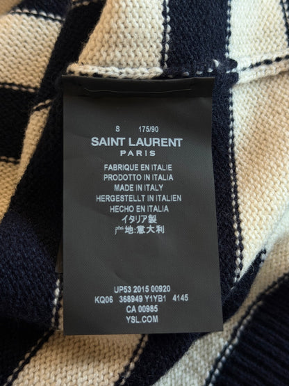 SAINT LAURENT FW2015 STRIPED SWEATER