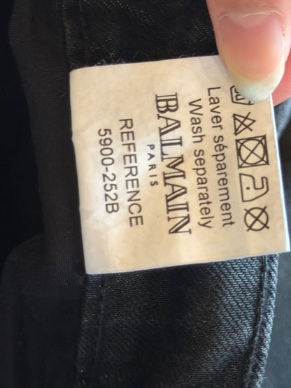 BALMAIN BIKER DENIM