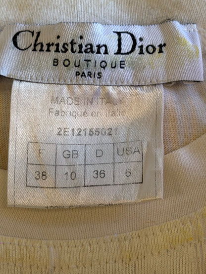 DIOR SS2002 RTW J'ADORE DIOR DRIP TEE