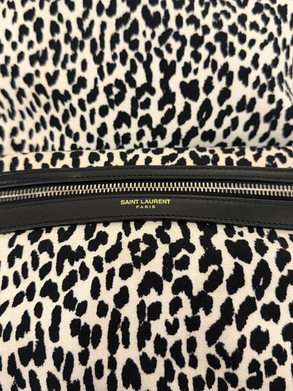 SAINT LAURENT LEOPARD BACKPACK
