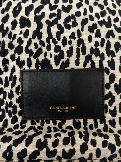 SAINT LAURENT LEOPARD BACKPACK