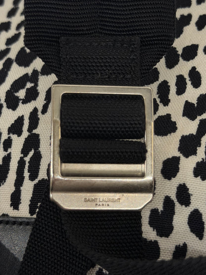 SAINT LAURENT LEOPARD BACKPACK
