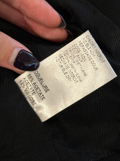 BALMAIN SS2010 RUNWAY EMBELLISHED BLACK WOOL TAIL COAT