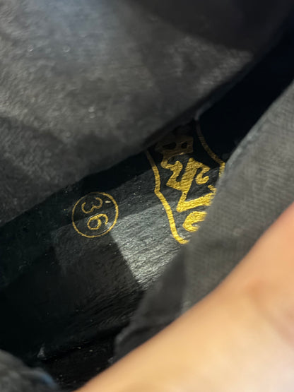 ASH STUDDED KITTEN WEDGE