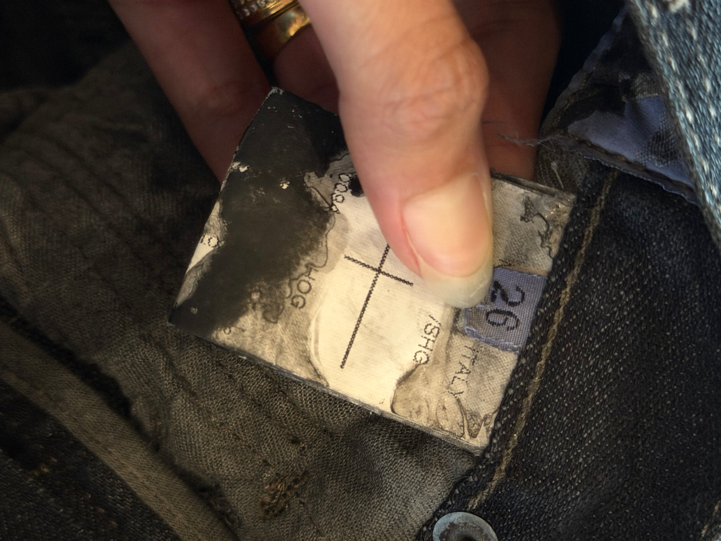 RICK OWENS DRKSHDW HOGWASH DETROIT CUT DENIM