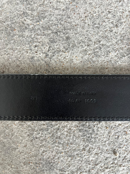 DIOR HOMME SS2005 BROWN SUEDE D-POINT BELT