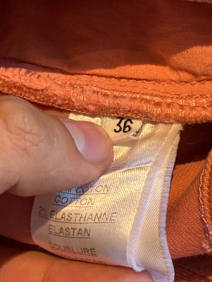 BALMAIN PINK BIKER DENIM