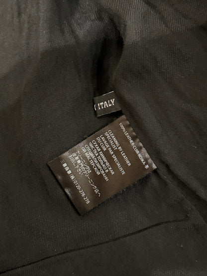 HAIDER ACKERMANN SS2015 DOUBLE LAYER LEATHER JACKET
