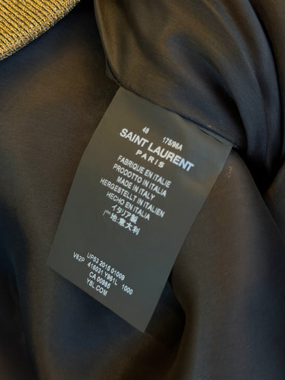 SAINT LAURENT SS2016 BABY SEQUIN SILK BOMBER