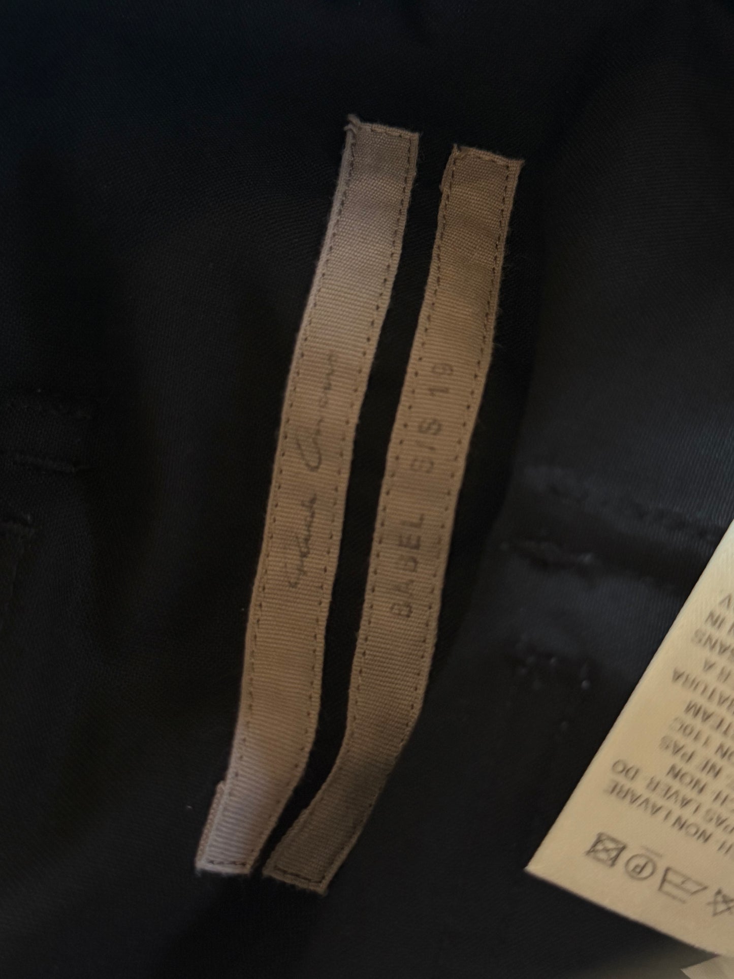 RICK OWENS SS2019 "BABEL" DROP CROTCH PANTS