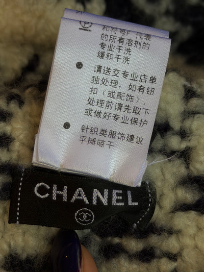 CHANEL CC SILK CASHMERE BEANIE