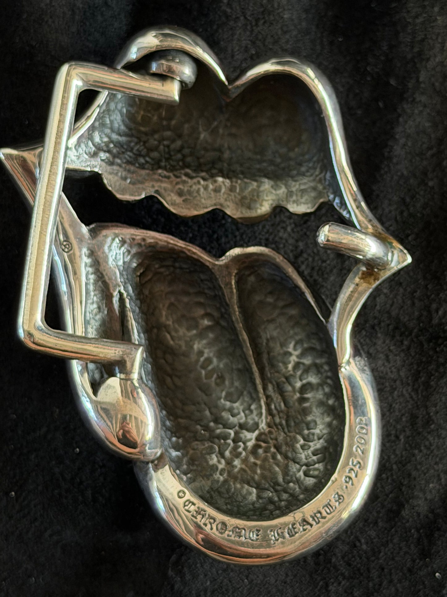 CHROME HEARTS ROLLING STONES BELT BUCKLE