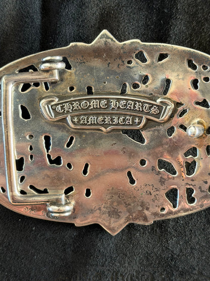 CHROME HEARTS CEMETERY CROSS BUCKLE