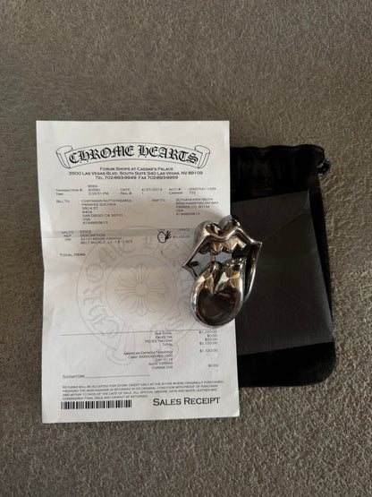 CHROME HEARTS ROLLING STONES BELT BUCKLE