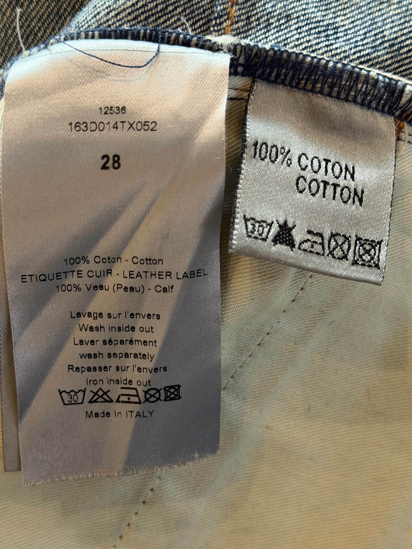 DIOR HOMME SS2011 DISTRESSED DENIM