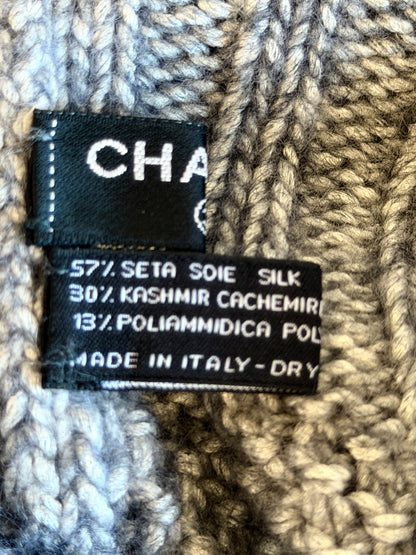 CHANEL FW2015 KNITTED CC BEANIE