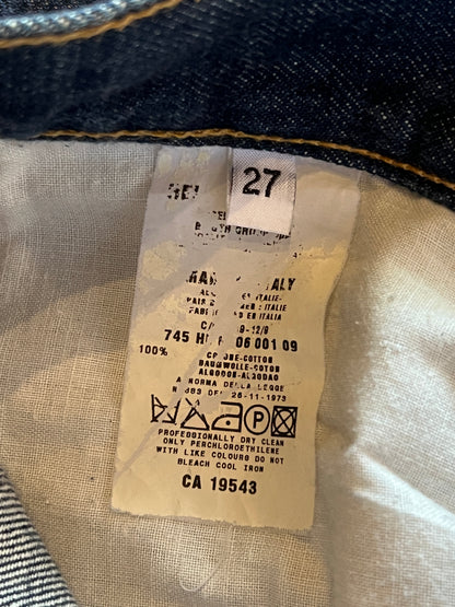 HELMUT LANG CLASSIC RAW BOOTCUT DENIM