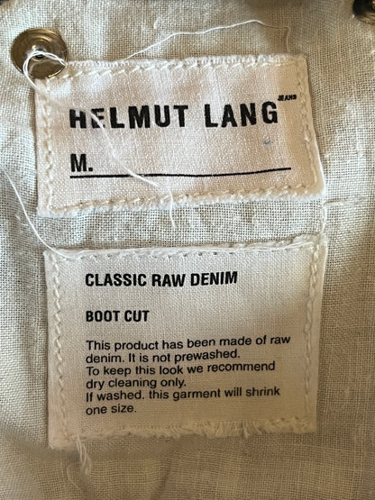 HELMUT LANG CLASSIC RAW BOOTCUT DENIM