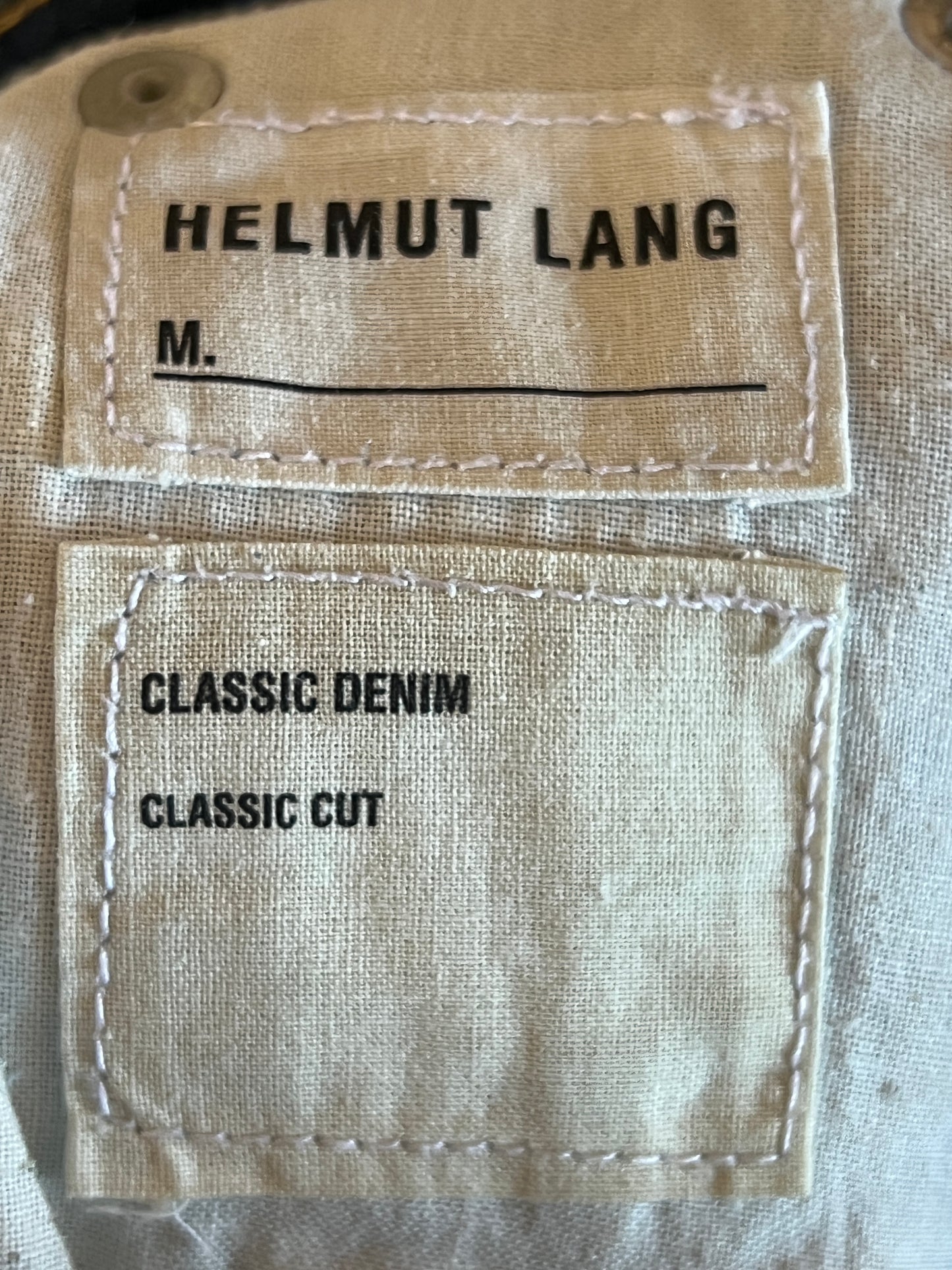 HELMUT LANG CLASSIC CUT DENIM