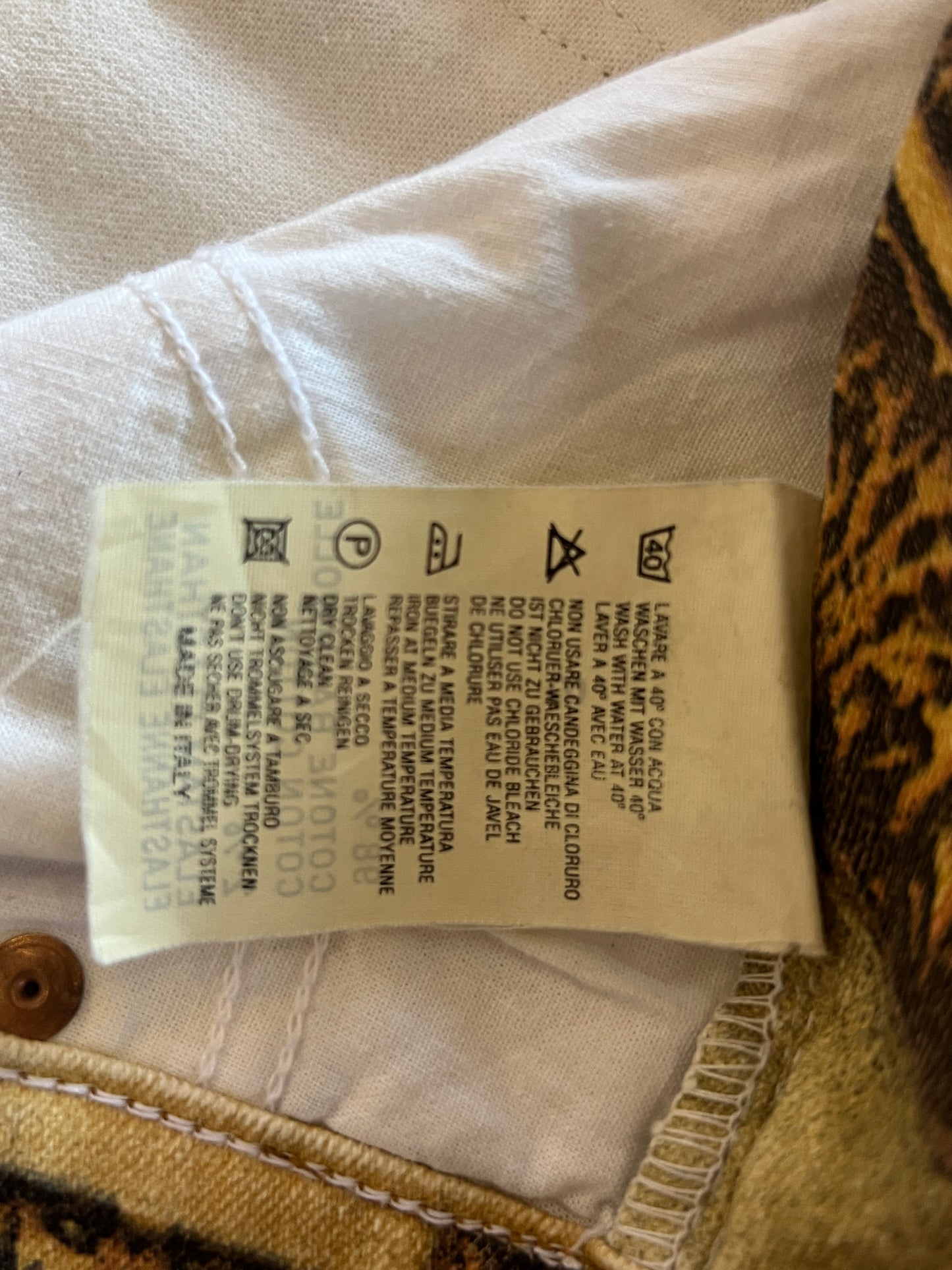 ROBERTO CAVALLI FW1994 RUNWAY RENAISSANCE JEANS