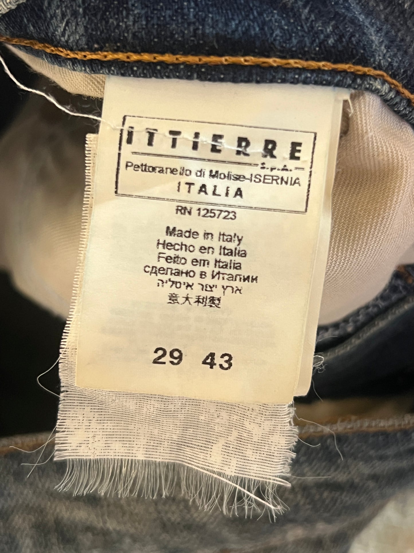 JUST CAVALLI PATCHED DENIM