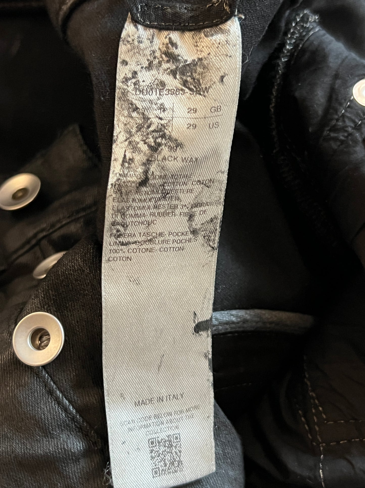 RICK OWENS SS2023 "EDFU" WAXED BOLAN BANANA CUT DENIM