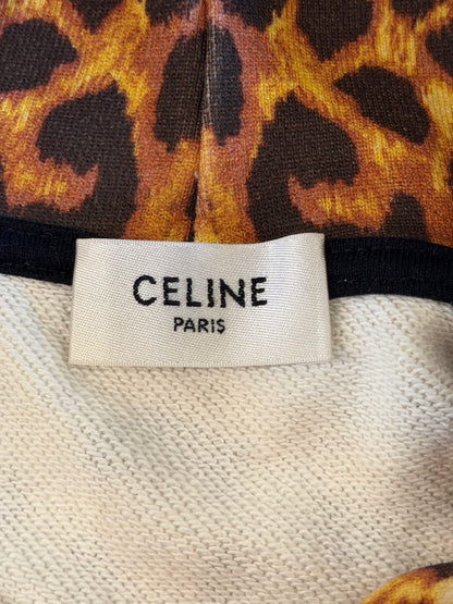 CELINE SS2021 LEOPARD PRINT HOODIE
