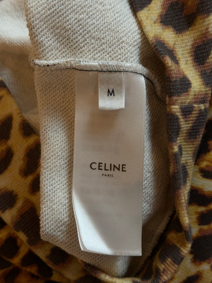 CELINE SS2021 LEOPARD PRINT HOODIE