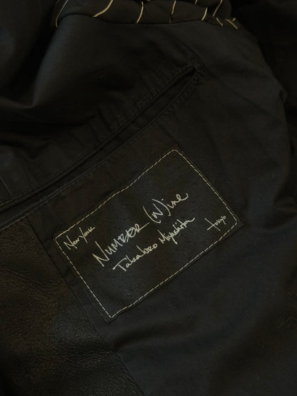NUMBER (N)INE SS2006 RUNWAY FULL ZIP SHEEP SUEDE PARKA