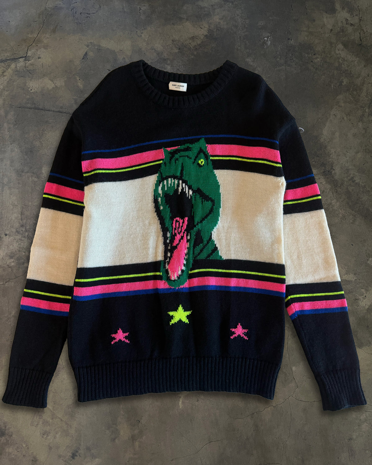 SAINT LAURENT SS2016 T REX SWEATER
