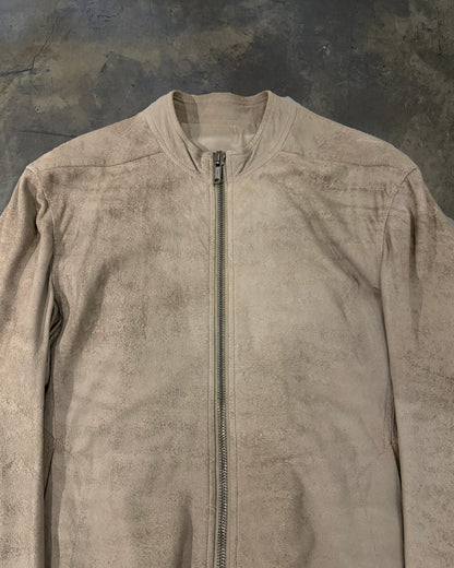 RICK OWENS SS2012 NASKA BLISTERED LEATHER PEARL INTARSIA