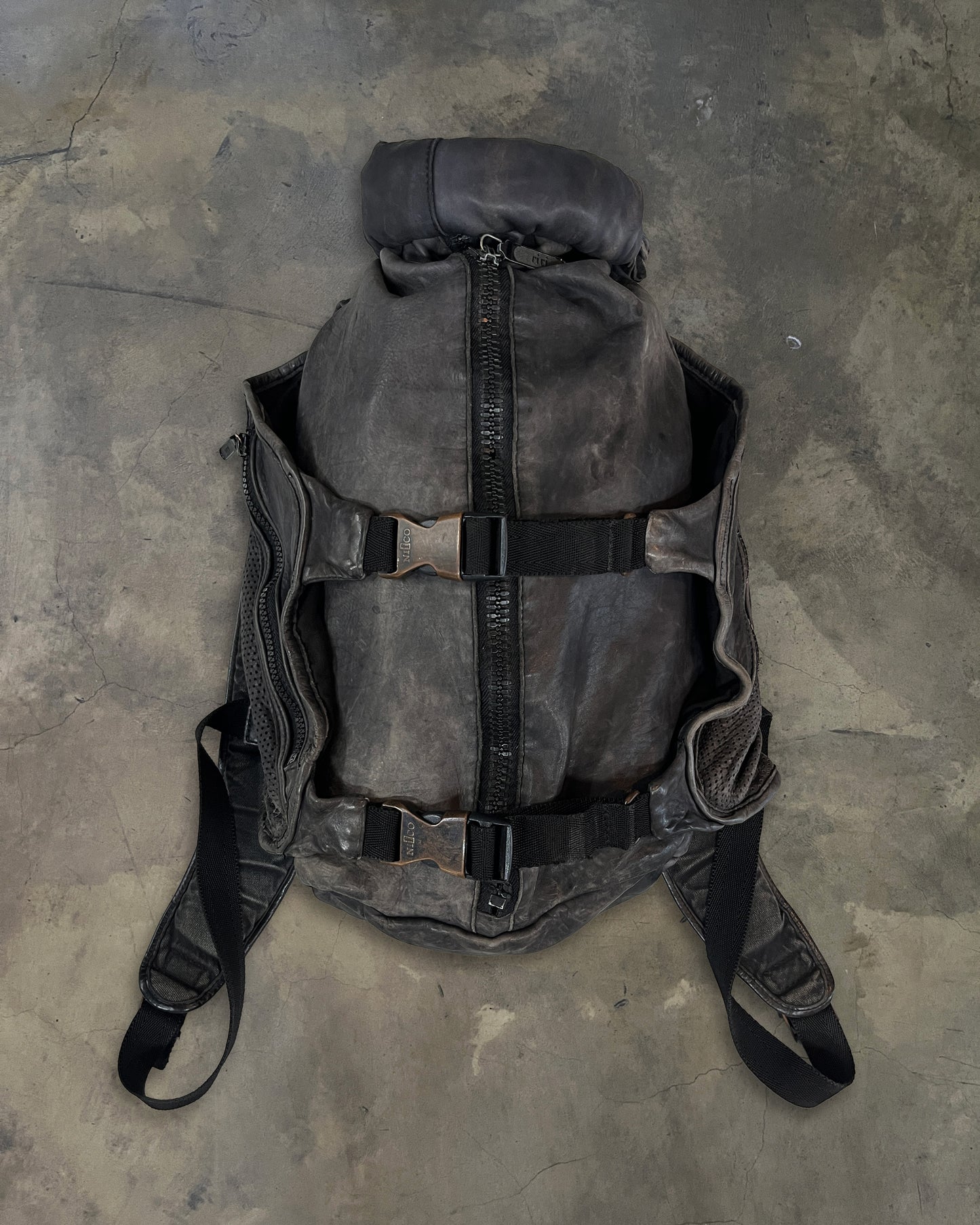 ISAMU KATAYAMA OBJECT DYED FUNCTIONAL BAGPACK