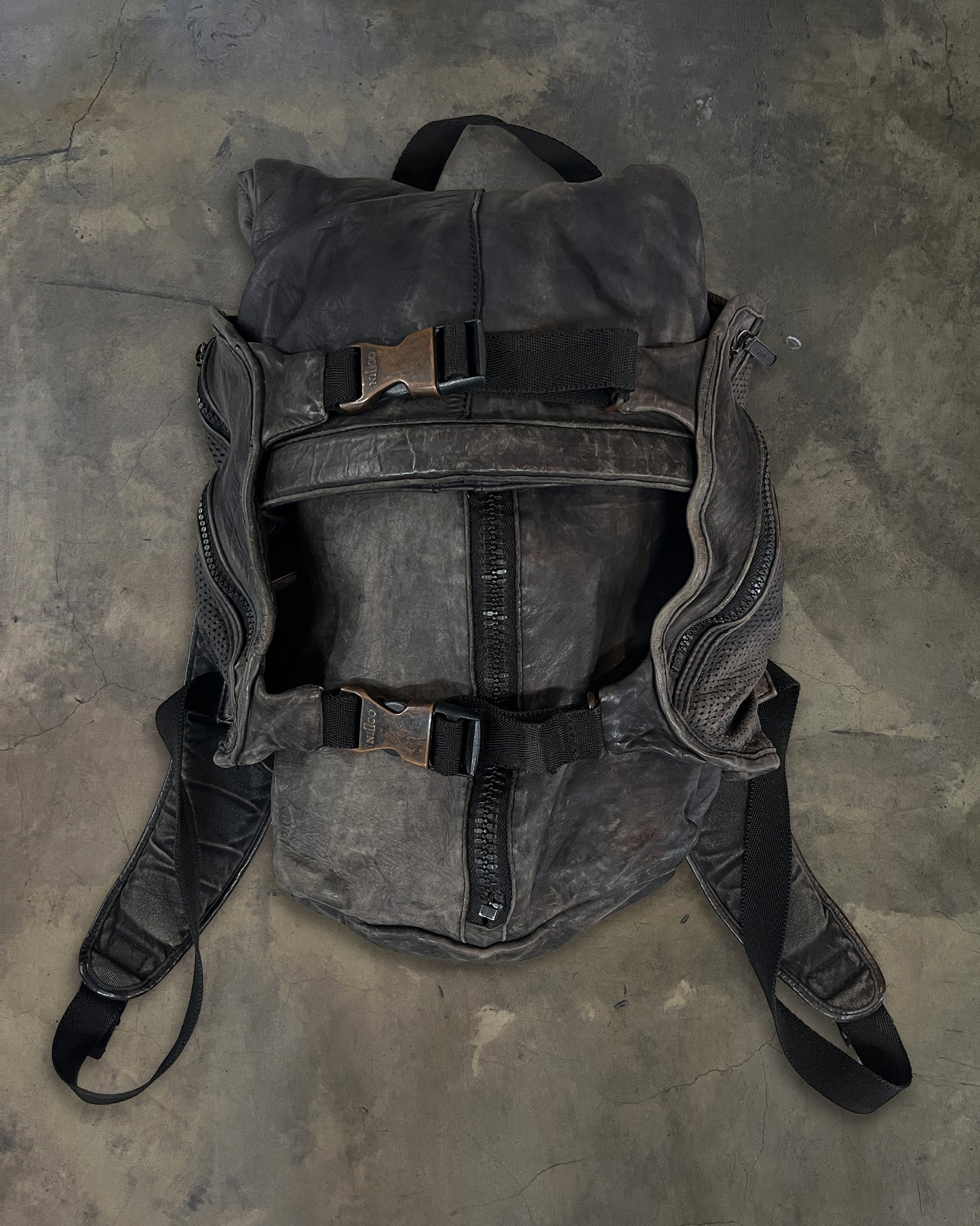 ISAMU KATAYAMA OBJECT DYED FUNCTIONAL BAGPACK