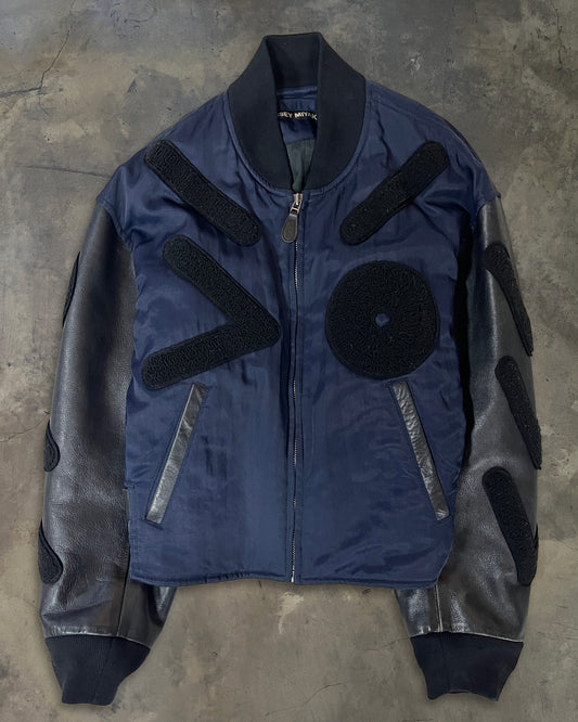 ISSEY MIYAKE SS1994 HYBRID BOMBER WITH PATCH APPLIQUE DETAILING