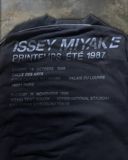 ISSEY MIYAKE SS1987 BACKZIP SWEATER