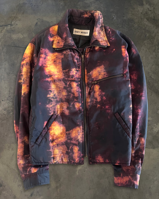 ISSEY MIYAKE AW1998 ORANGE DYED SYNTHETIC JACKET