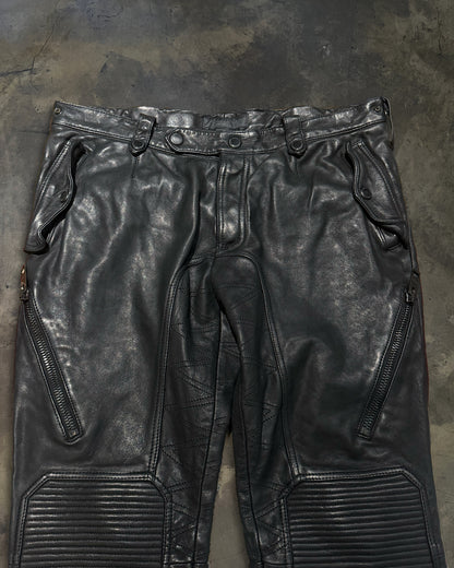 BURBERRY PRORSUM SS2011 RUNWAY LEATHER BIKER PANTS