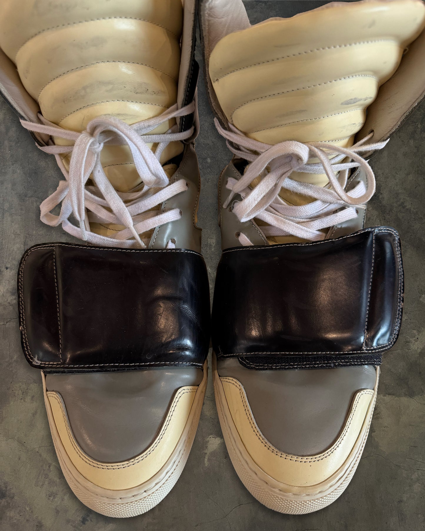 GIULIANO FUJIWARA SS2010 HIGH TOP SNEAKERS