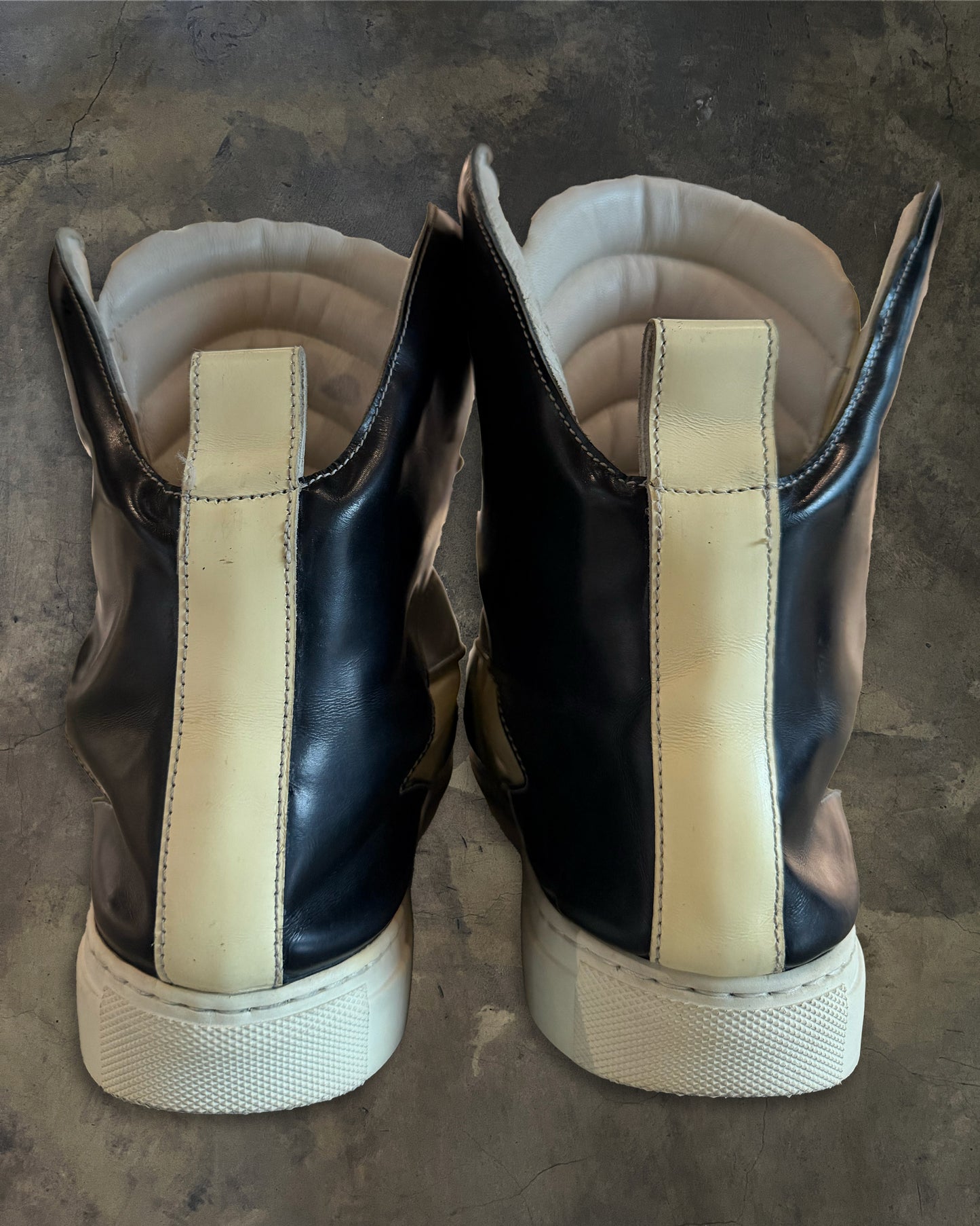 GIULIANO FUJIWARA SS2010 HIGH TOP SNEAKERS