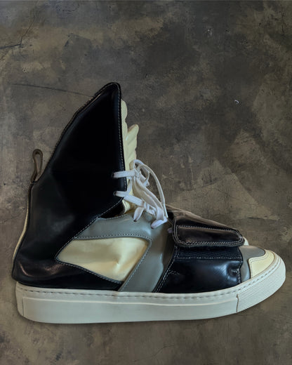 GIULIANO FUJIWARA SS2010 HIGH TOP SNEAKERS