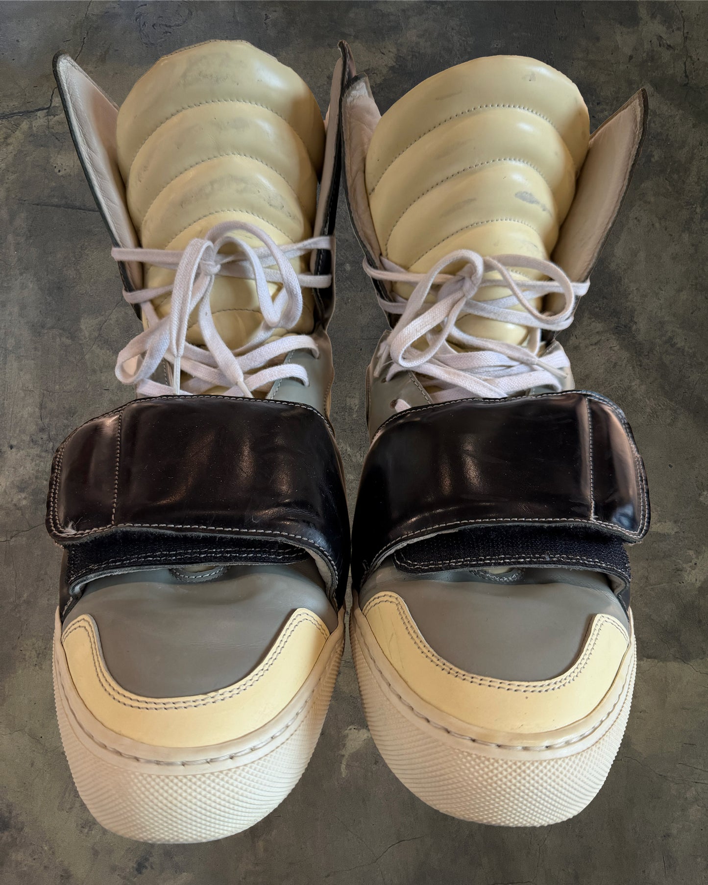 GIULIANO FUJIWARA SS2010 HIGH TOP SNEAKERS