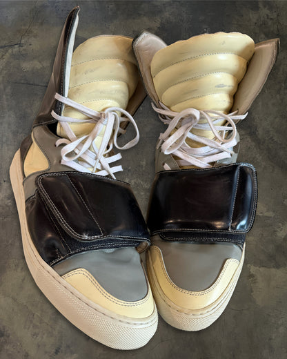 GIULIANO FUJIWARA SS2010 HIGH TOP SNEAKERS