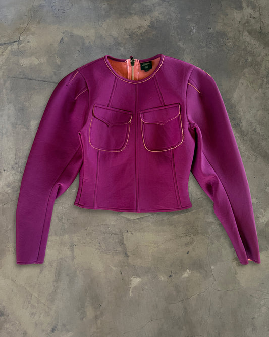 JEAN PAUL GAULTIER AW1995 NEOPRENE JACKET