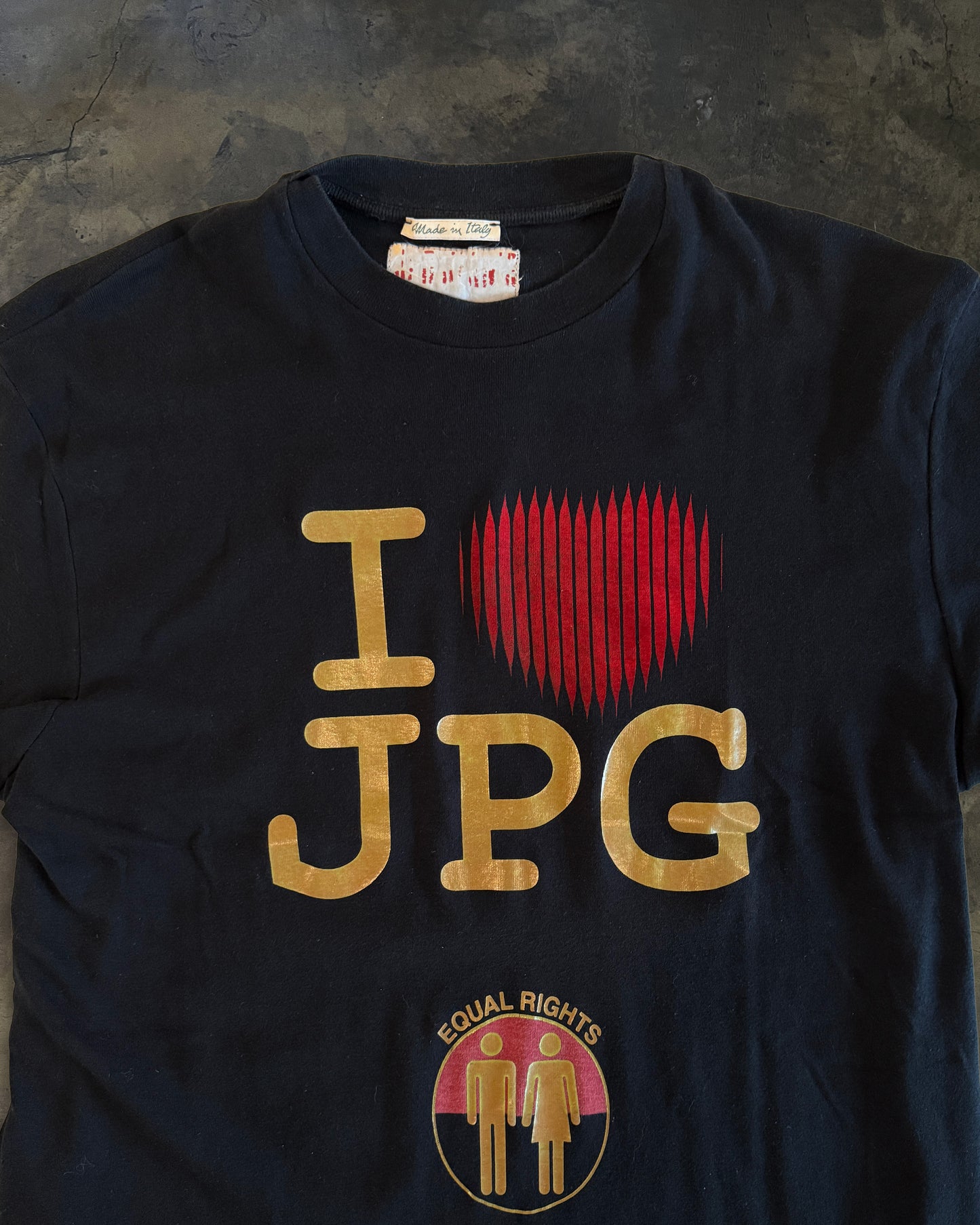 JEAN PAUL GAULTIER "I LOVE JPG" TEE