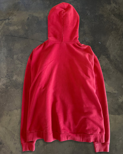 VETEMENTS AW2016 KOREA EXCLUSIVE HEAVY METAL RED HOODIE