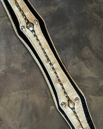 KMRii GRAND CROSS LEATHER STUDDED BELT