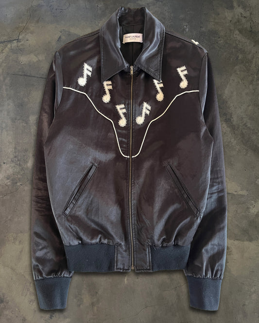 SAINT LAURENT FW2016 MUSIC NOTE JACKET