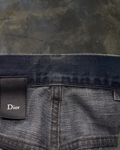 DIOR HOMME KVA GREY-BLACK DENIM