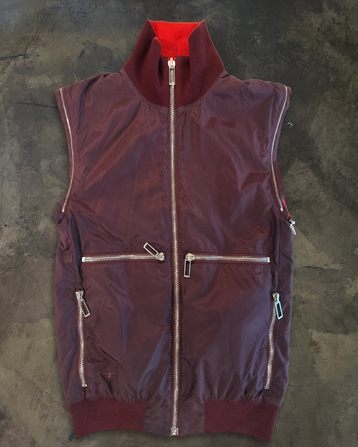 DIOR HOMME AW2009 DETACHABLE SLEEVES PUFFER