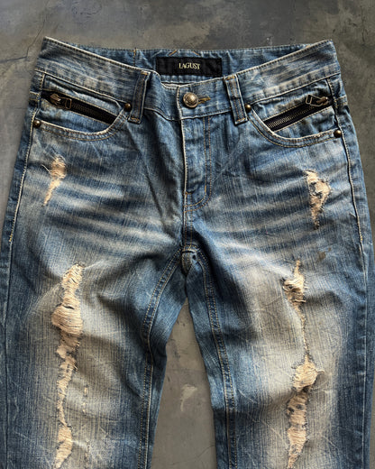 LAGUST DISTRESSED WASH DENIM ★★★